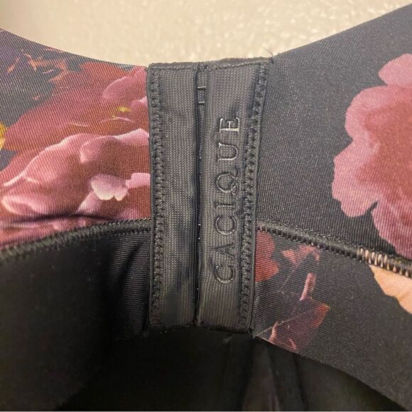 Cacique Lane Bryant plus size Lightly Lined Full Coverage t-shirt bra floral 42K - Picture 5 of 10